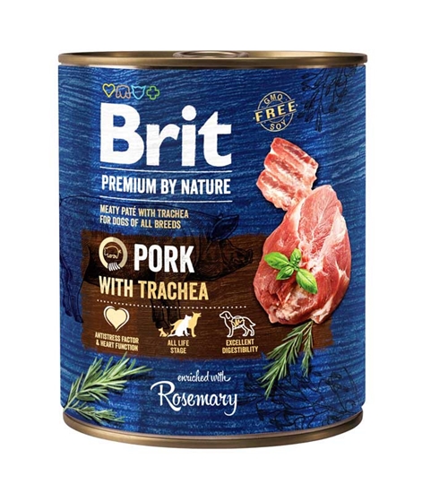 Picture of Brit Premium by Nature Pork with Trachea 800g Dog Wet Food